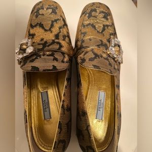 Prada brocade loafer